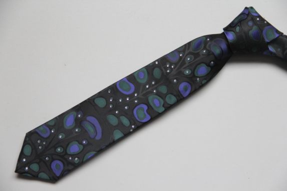 rhinestone neck tie